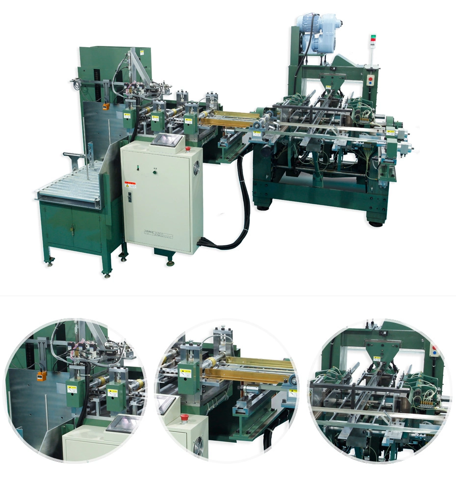 Full Auto Locked Seam Biscuit/ Candy/Coffee/Tea Tin Can Body Making Machine