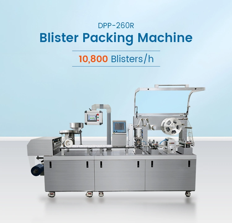 Dpp-260 Automatic Blister Packing Chewing Gum Candy Blister Packaging Sealing Machine