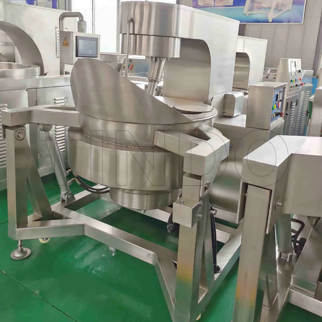 Full Automatic Popcorn Maker Industrial Caramel Mushroom Popcorn Making Machine with CE Certification