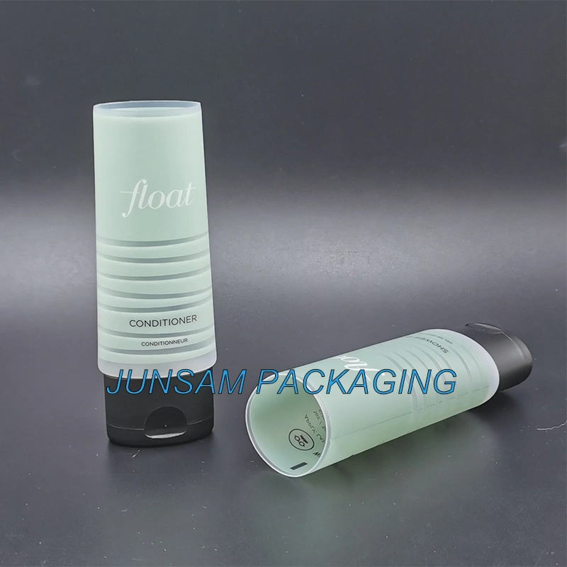 Reusable Plastic Empty Travel Cosmetic Soft Tubes Bottle Container with Flip Cap