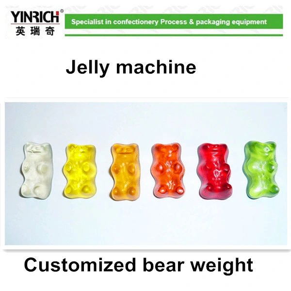 Gummy Bear Candy Machinery Jelly Making Machine Manufacturers Jelly Machine Jelly Gummy Candy Depositing Line with Ce