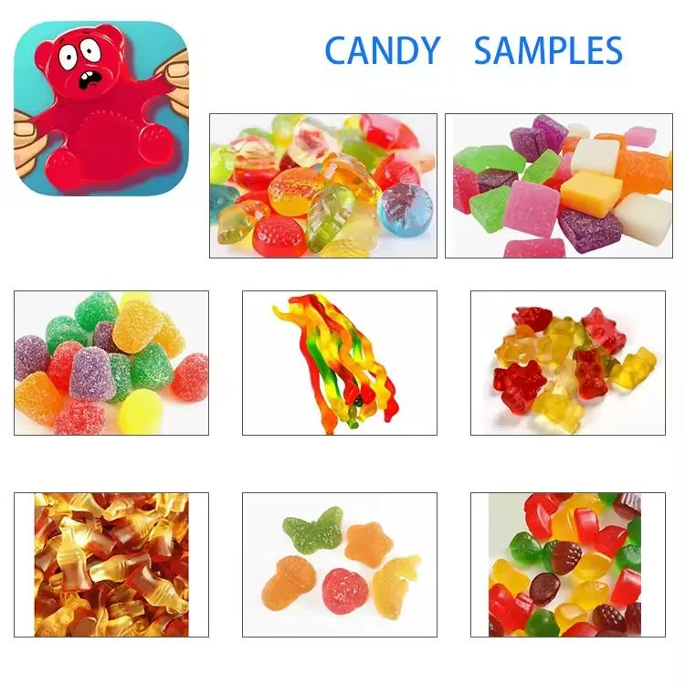 Fudge Soft Bear Jelly Candy Machine Production Line Gummy Candy Making Machine