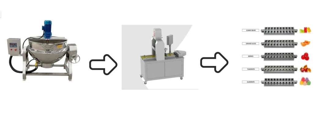 Jelly Soft Gummy Bear Candy Making Machine