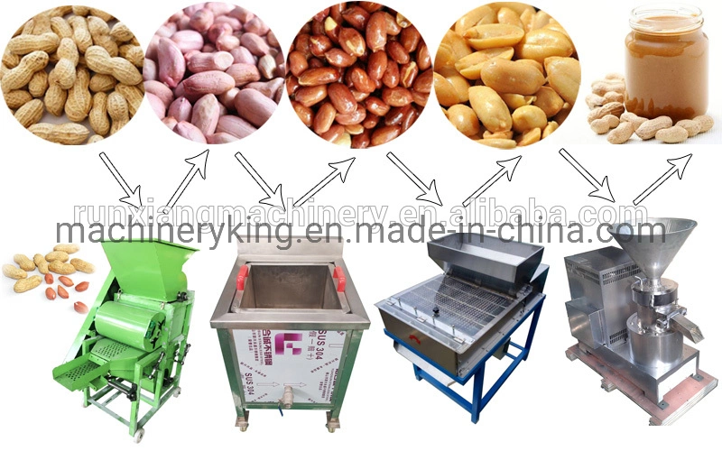 Small Scale Commercial Bean Grinding Cocoa Butter Press Extract Colloid Mill Production Line Price Making Peanut Butter Machine