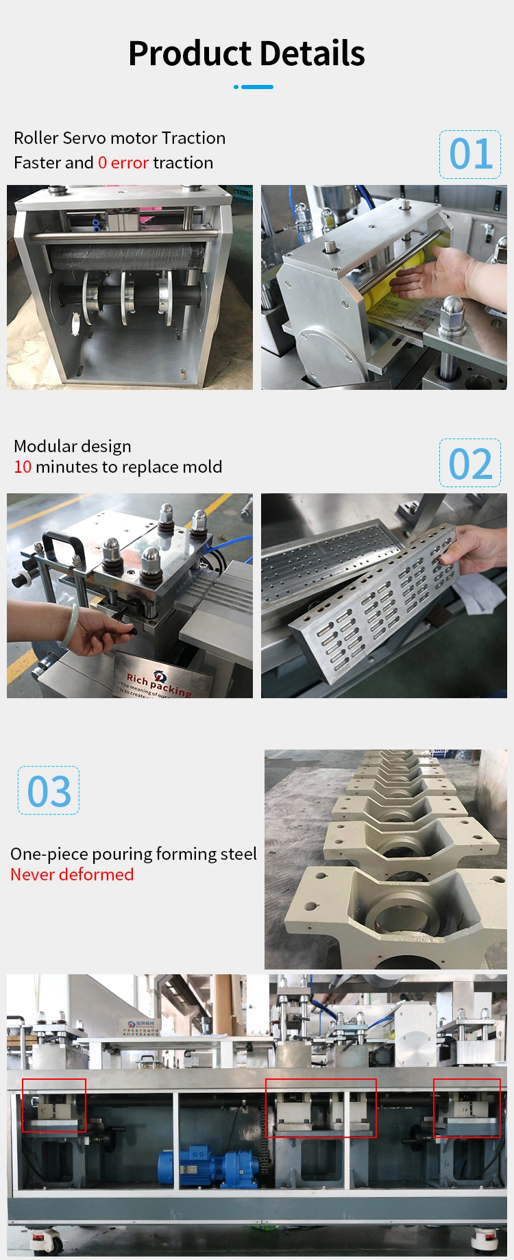 Automatic Tablet Capsule Blister Packing Packaging Machine