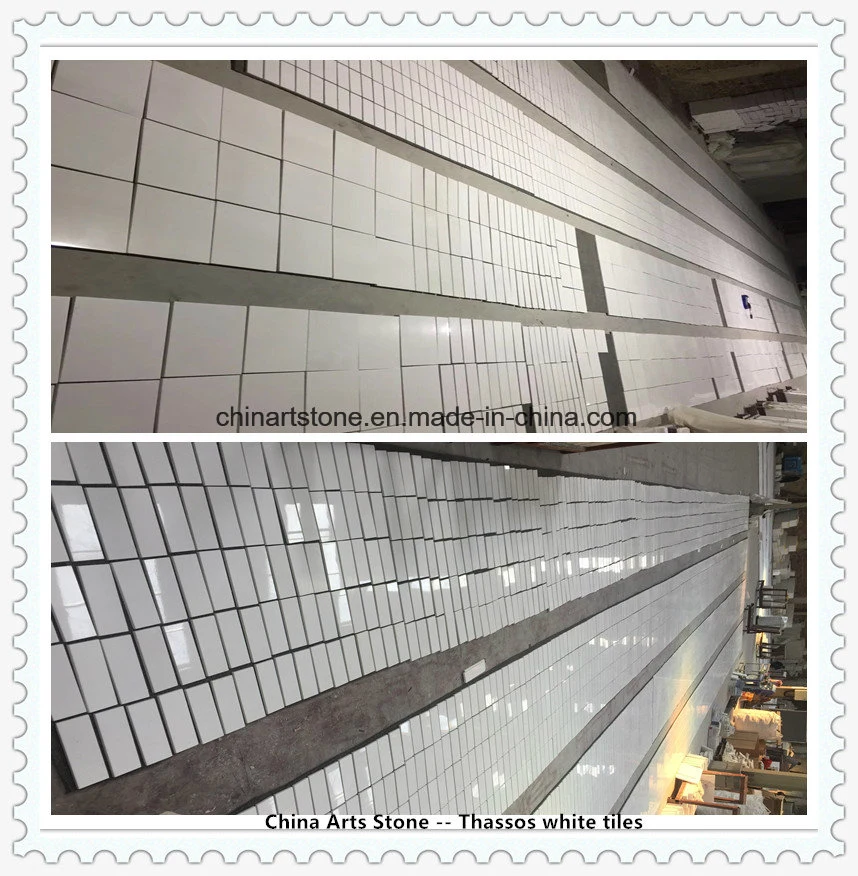 Chinese Pure White Marble Slab for Tiles Products