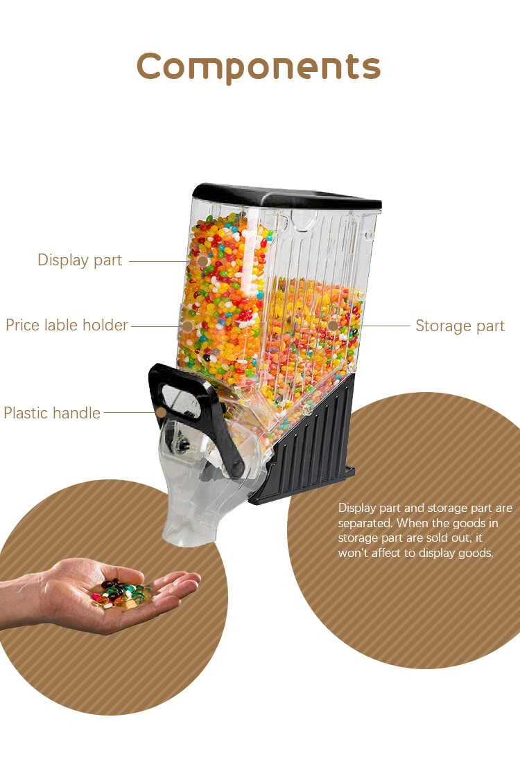 Modern Wall Mount or Stand Dry Food Dispenser