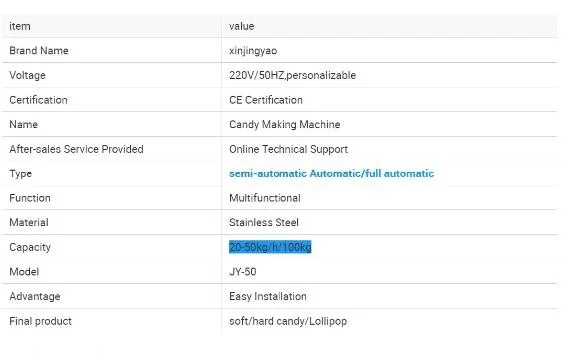 Gummy Bear Making Machine Pectin Gelatin Soft Candy Machine