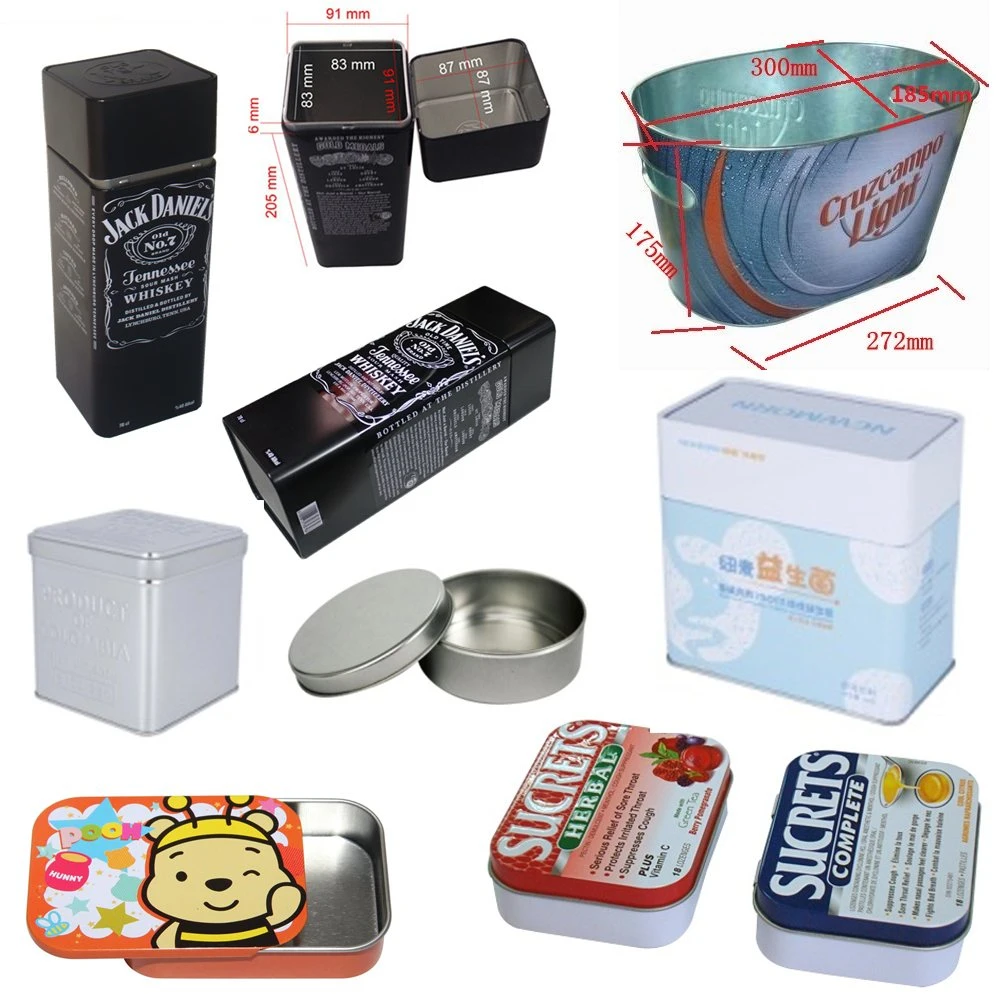 Customized Soft Touch Tin Container for Food Cosmetic Coffee Candies