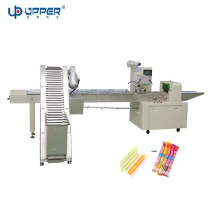 Microcomputer Fully Automatic Horizontal Sorting Disc Pallet Small Cotton/Soft/Hard Candy Packaging Flow Wrapping Machines Parcel Sorting Machine