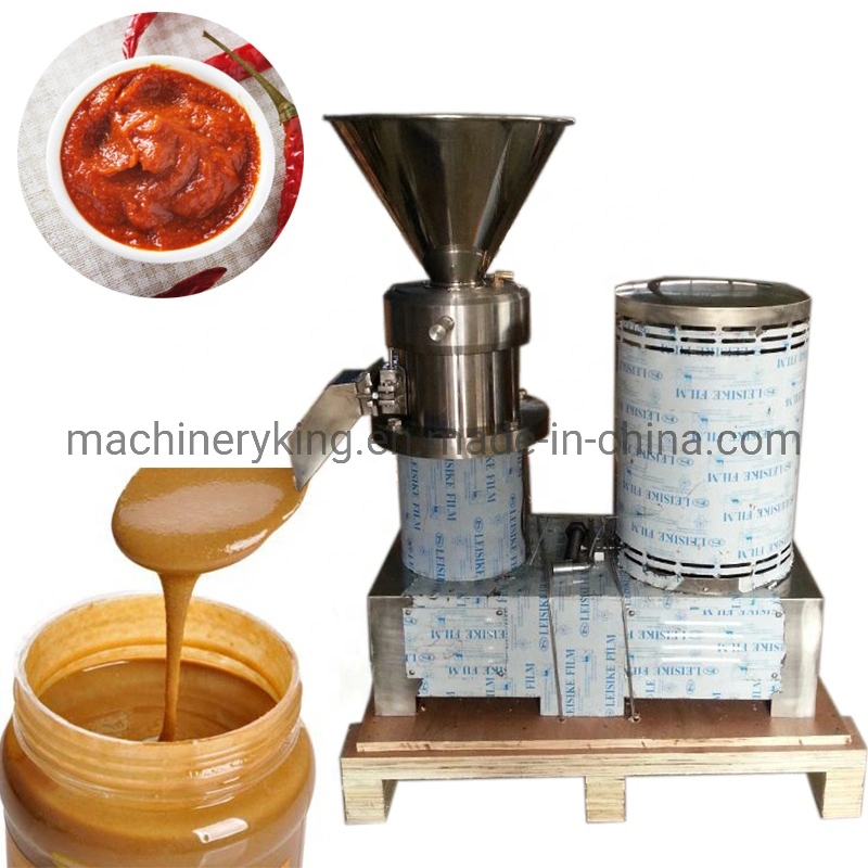 Small Scale Commercial Bean Grinding Cocoa Butter Press Extract Colloid Mill Production Line Price Making Peanut Butter Machine