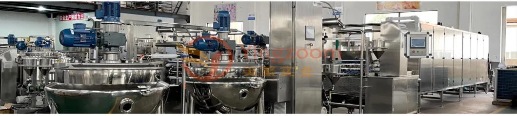 Yingzoom High Production Automatic Soft Jelly Candy Production Line for Sugar Free Gummy Bear Making Machine