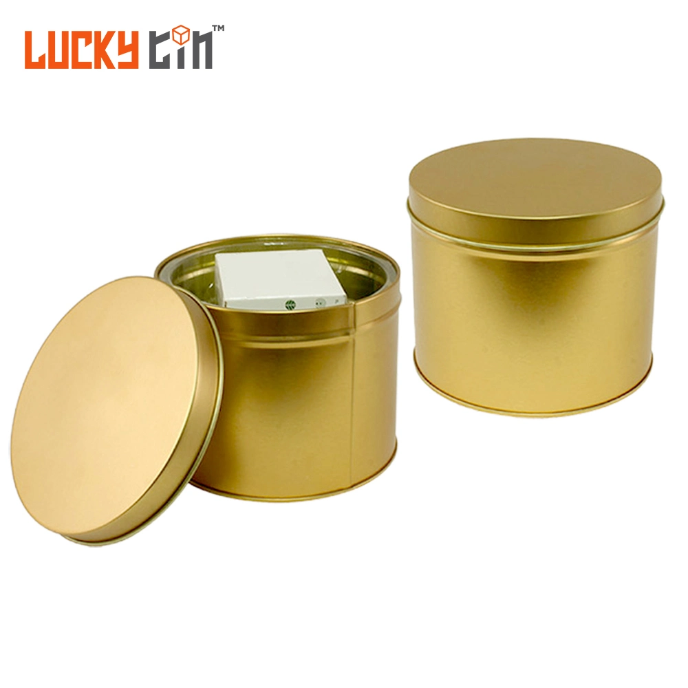 New Design Custom Recyclable Food Grade Tinplate Packaging Professional Makeup Metal Can/Case Cosmetic Balm Container Tin Box