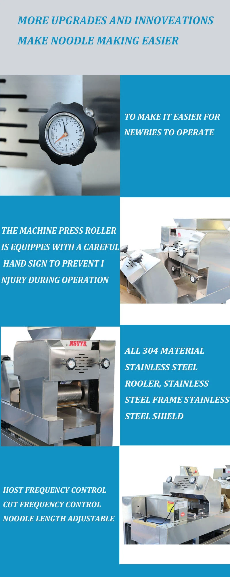 Multifunctional Folding Pastry Machine Fresh Noodle Making Machine