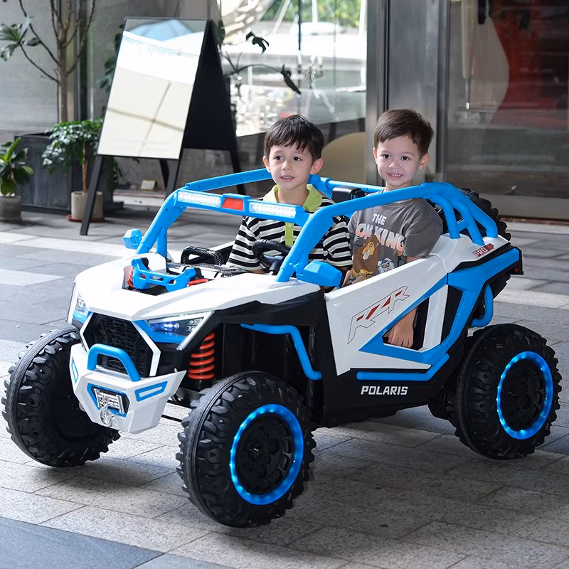Children′s Electric Four-Wheel off-Road Vehicle Two-Seat Remote Control Male and Female Baby Charging Toy Car