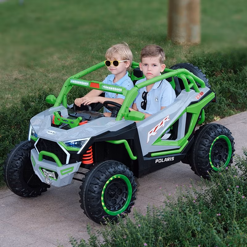 Children′s Electric Four-Wheel off-Road Vehicle Two-Seat Remote Control Male and Female Baby Charging Toy Car