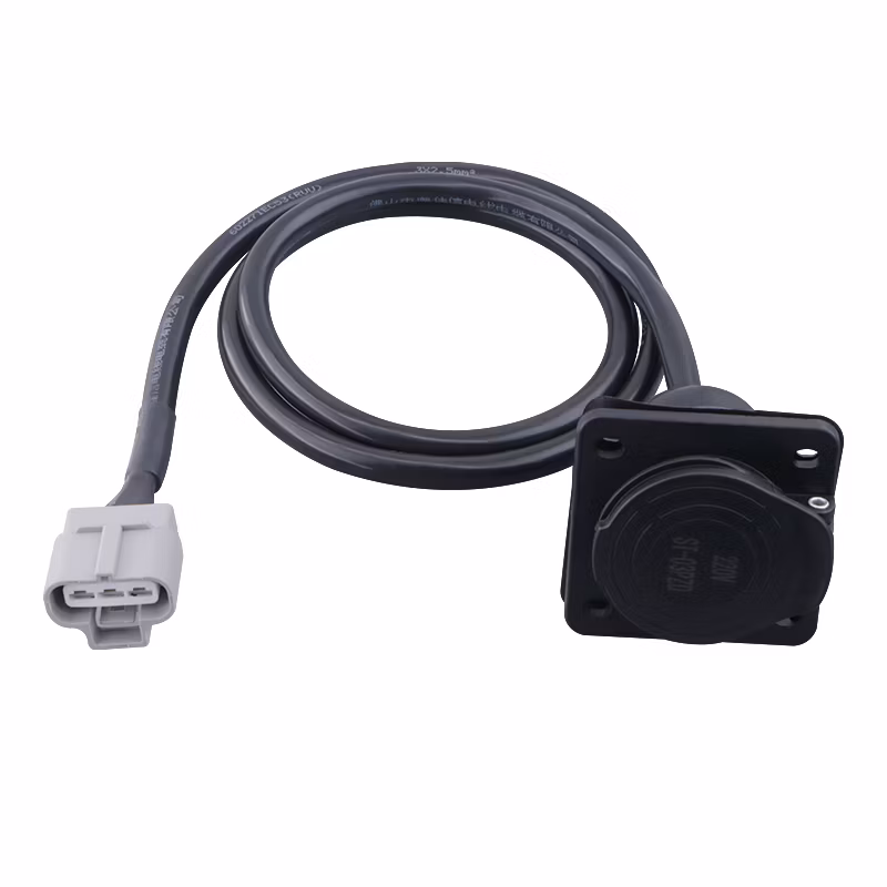 Electric Car Battery Charger 24V 36V 48V 72V EV Charging Male Connector for EV Car