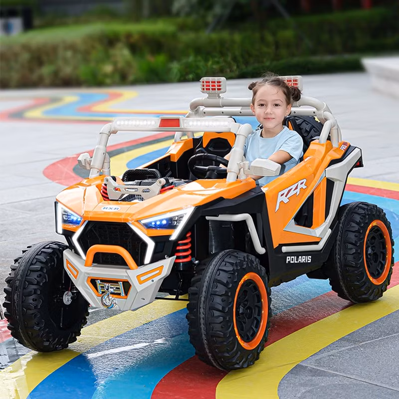 Children′s Electric Four-Wheel off-Road Vehicle Two-Seat Remote Control Male and Female Baby Charging Toy Car