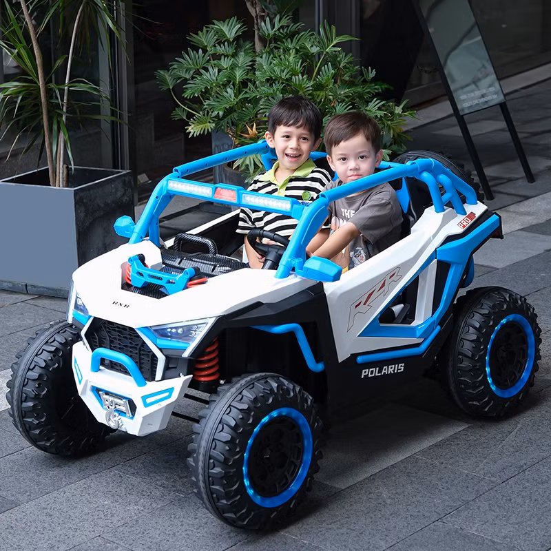 Children′s Electric Four-Wheel off-Road Vehicle Two-Seat Remote Control Male and Female Baby Charging Toy Car