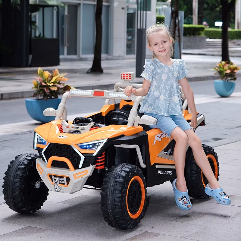 Children′s Electric Four-Wheel off-Road Vehicle Two-Seat Remote Control Male and Female Baby Charging Toy Car