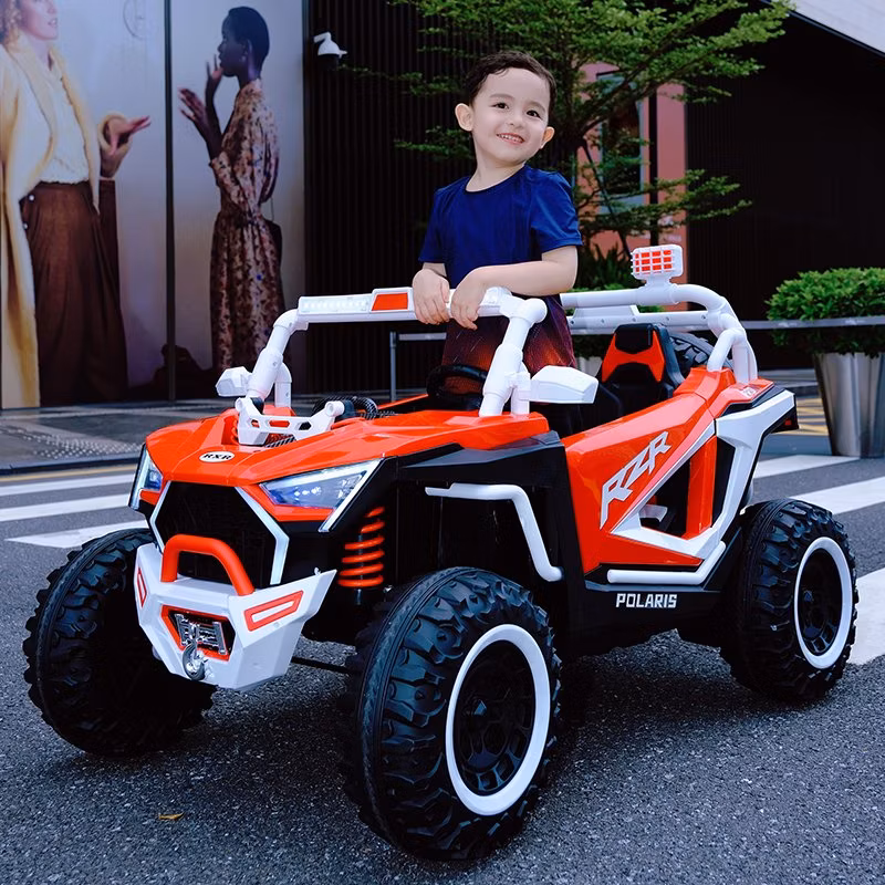 Children′s Electric Four-Wheel off-Road Vehicle Two-Seat Remote Control Male and Female Baby Charging Toy Car
