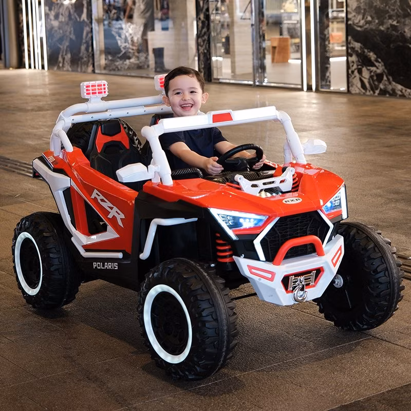 Children′s Electric Four-Wheel off-Road Vehicle Two-Seat Remote Control Male and Female Baby Charging Toy Car