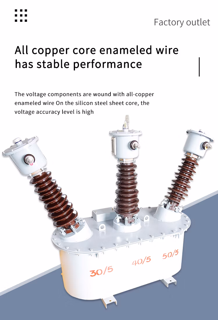 Jus-33 Three-Phase Combined Transformer Oil Immersed High Voltage Transformer Outdoor