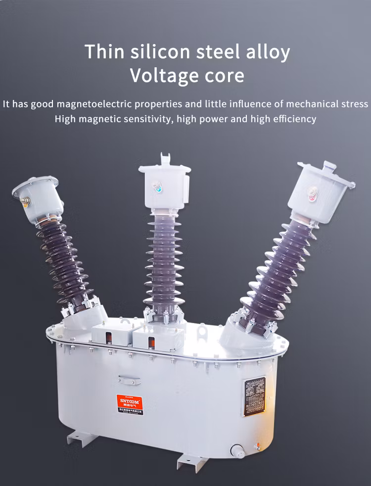 Jus-33 Three-Phase Combined Transformer Oil Immersed High Voltage Transformer Outdoor