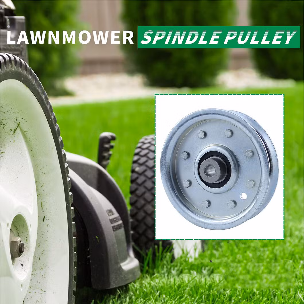 Heavy Duty Flat Idler Pulley Garage Door Openers Chain Cable Idler Pulley Black Gym Equipment Lawnmower Outdoor Power New Parts Idler Pulley