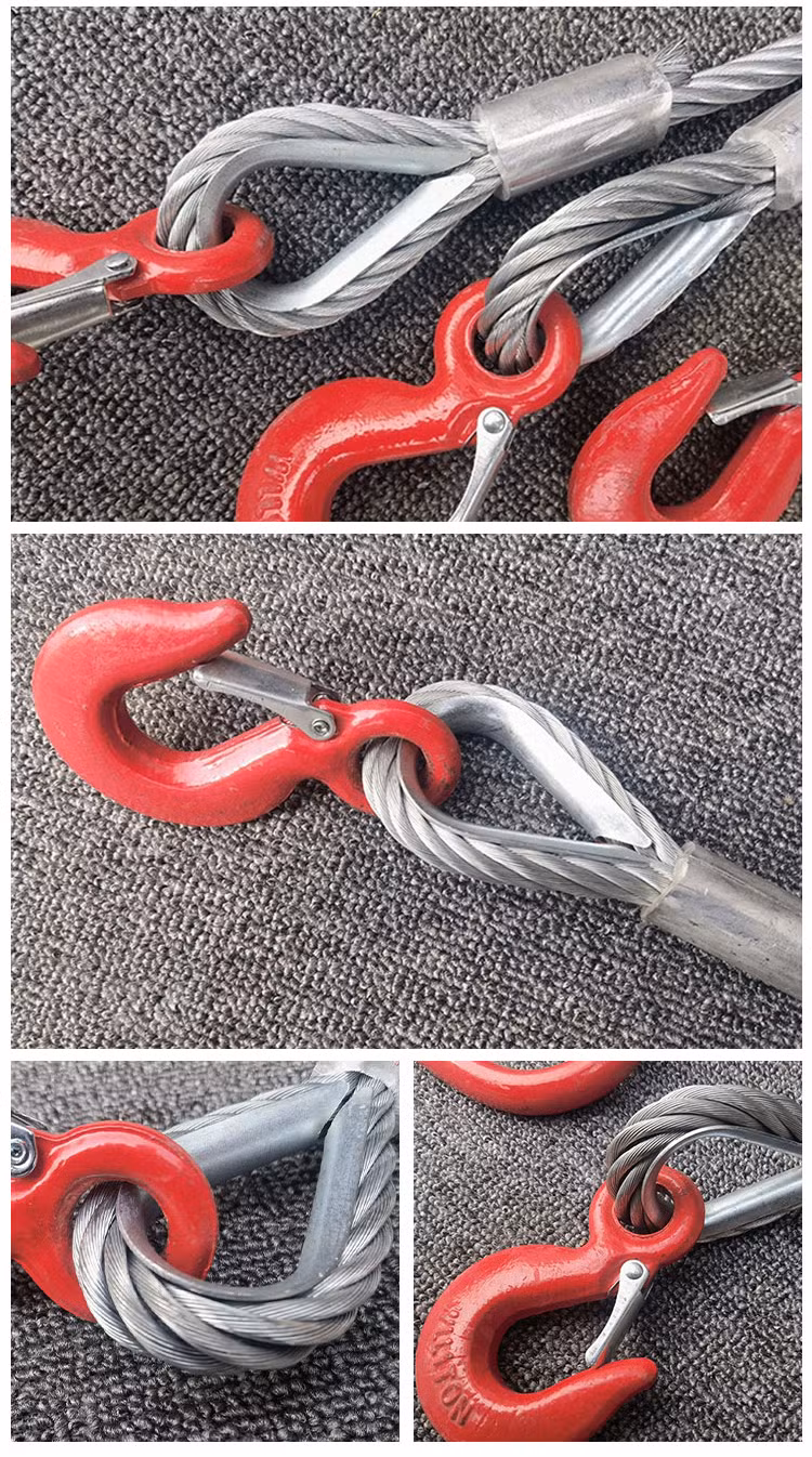 Standard Sling Cable 4 Leg Offshore Container Steel Wire Rope Sling