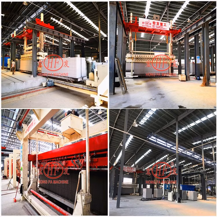 New Style Block Panel Brick Machine Parts AAC and AAC Block Making Machine for Sales AAC Making Machine Manufacturer AAC Plant Factory