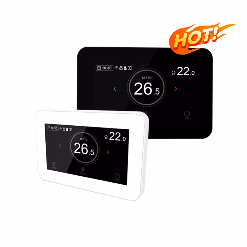 Termostato WiFi intelligente per il controllo della temperatura della stanza, raffreddamento, riscaldamento e ventilazione