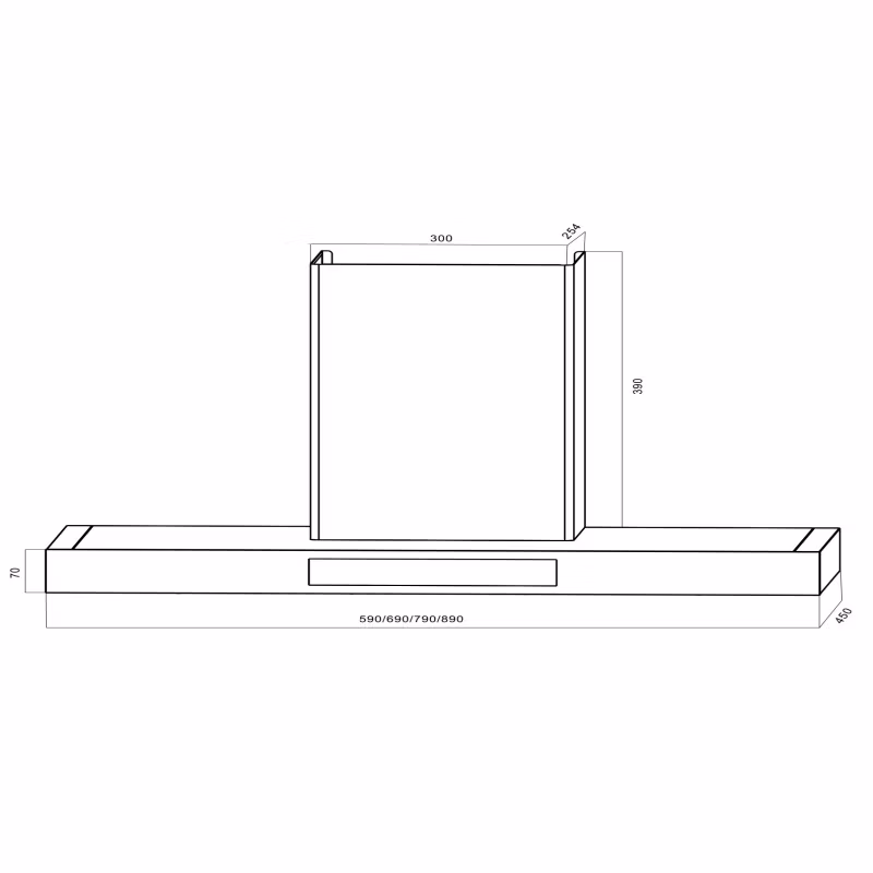 High-Efficiency Aluminum Filter with Sensor and Touch Control for Range Hoods