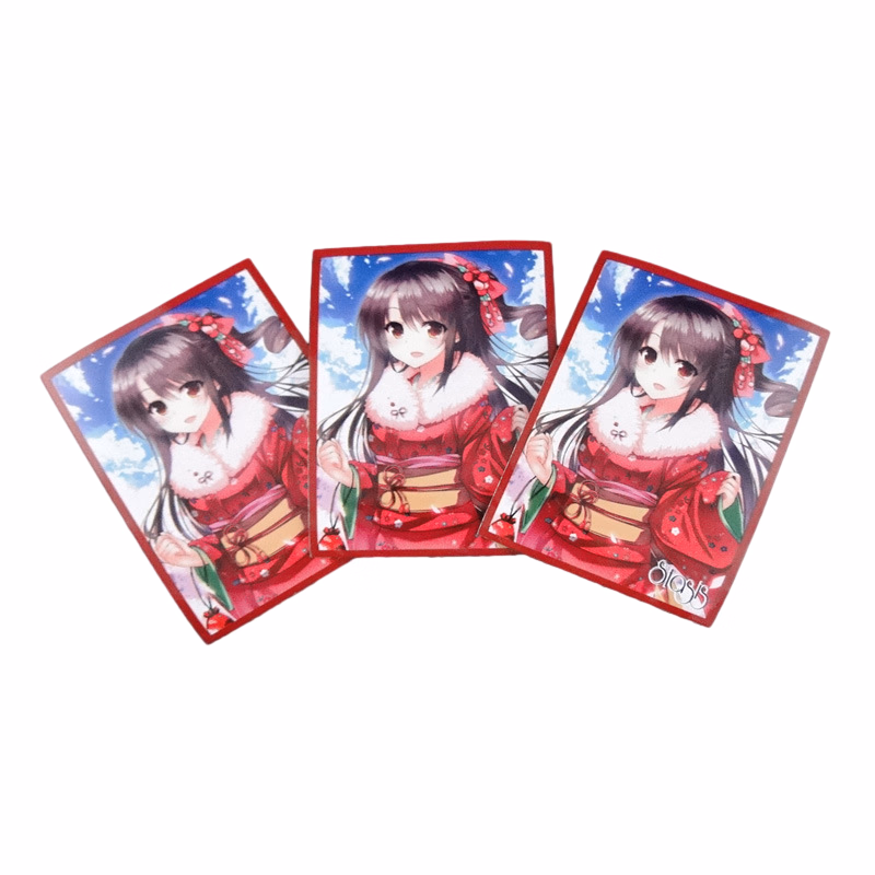 Custom Logo Colorful Transparent Plastic Packing Bag for Packing Game Card Sleeve
