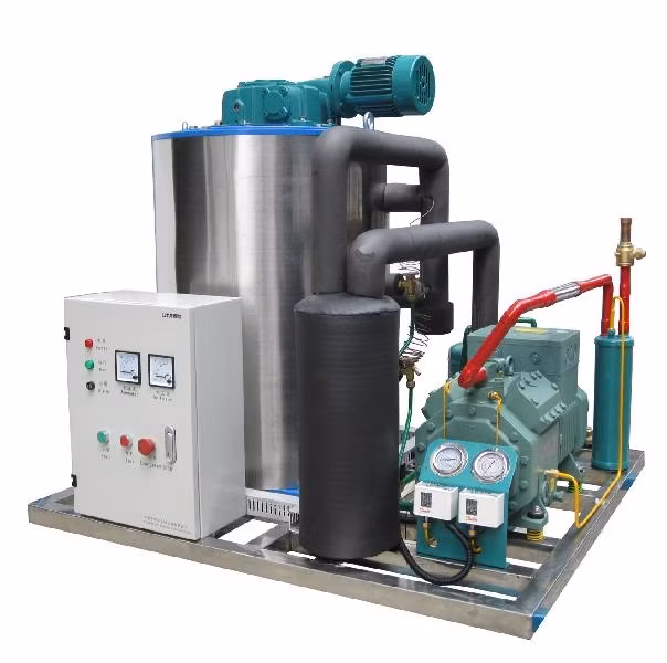 High-Efficiency Industrial Flake Ice Maker for Fresh Produce