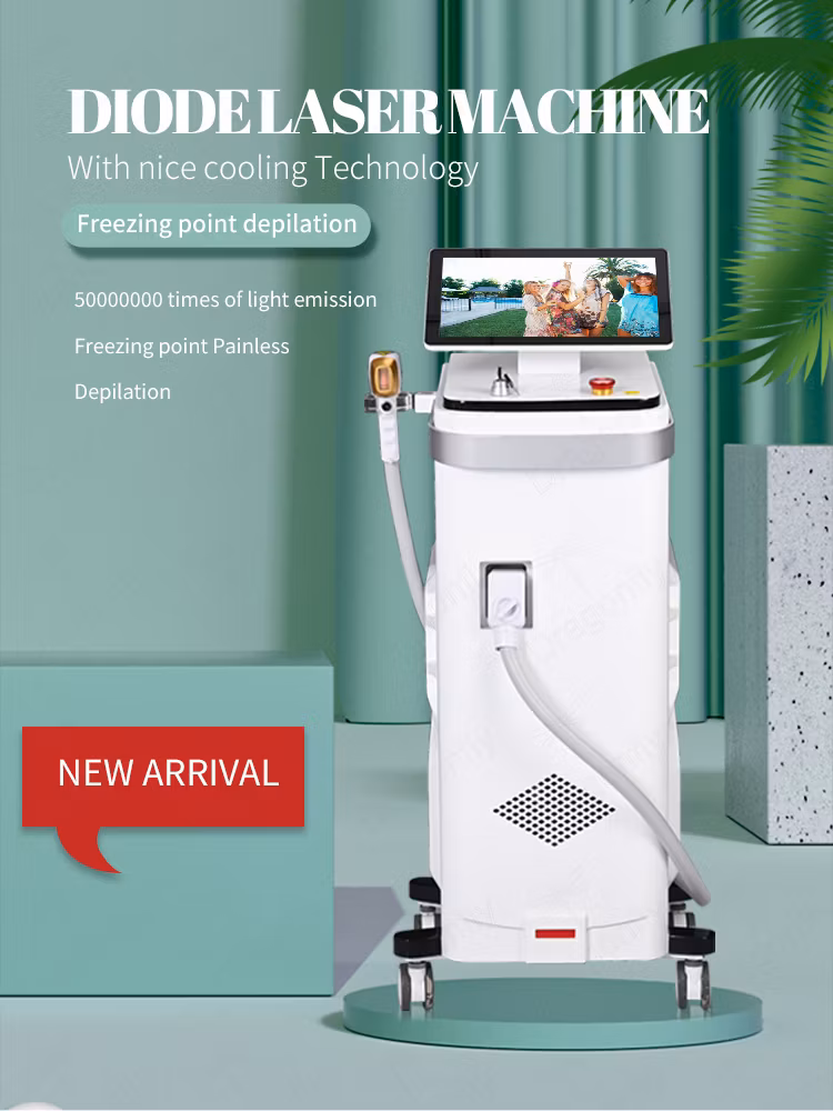 New Arrival High Power Diode Laser Hair Removal Beauty Machine Ice Cube 2022 Latest Technology