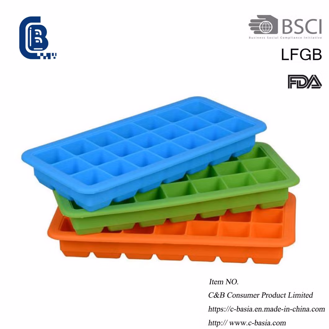 21 Hole Food Grade Silicone Ice Cube Tray Mold Chilled Drinks Whiskey Cocktail Kitchenware