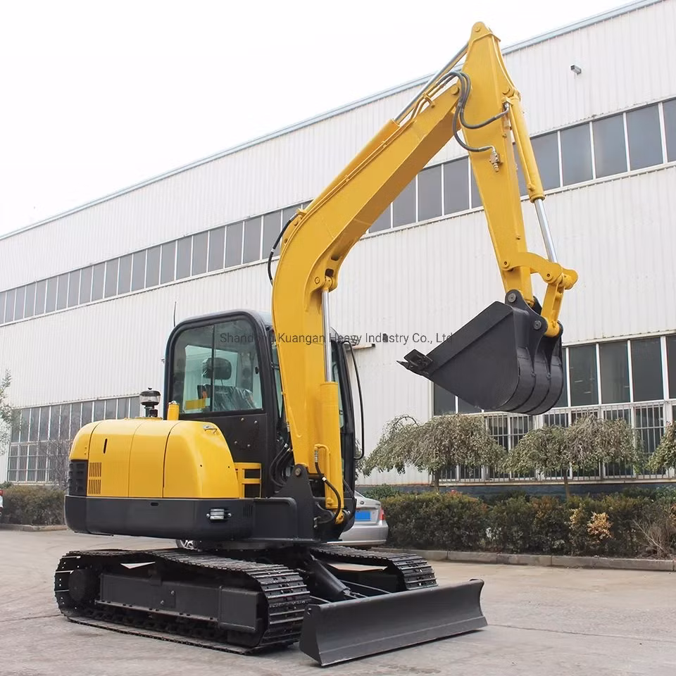 Chinese 6.2 Ton Smallest Digger Mini Crawler Excavators Ka60 Prices for Sale