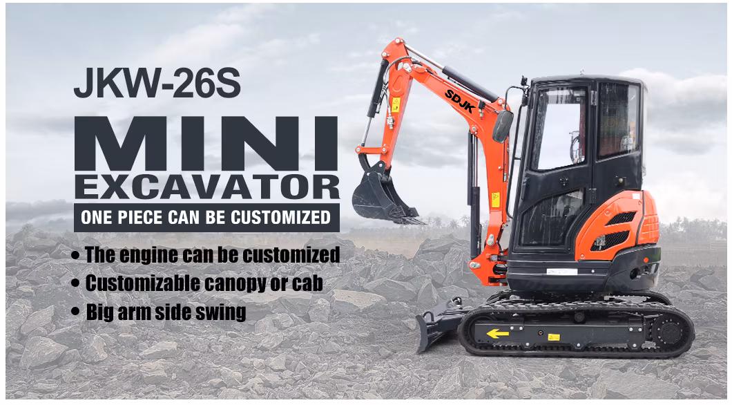 Free Shipping Factory Price Mini Excavator 1 Ton EPA Euro 5 New Crawler Digger Farm Used Chinese Mini Excavator Machine