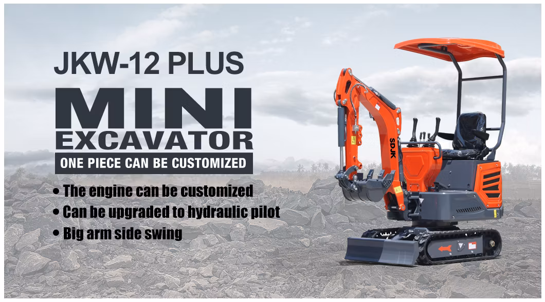 Free Shipping Factory Price Mini Excavator 1 Ton EPA Euro 5 New Crawler Digger Farm Used Chinese Mini Excavator Machine