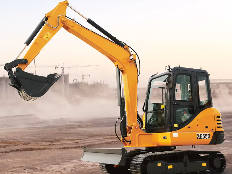 Yuchai Yc55sr 5.5 Ton Yc55-8 Crawler Excavator with Quick Hitch