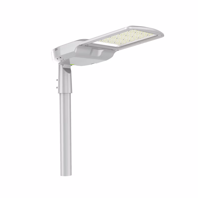 Outdoor Super Bright 170lm/W 30W 40W 50W 60W Cobra Head LED Street Lighting with Aluminum Heat Sink and Tempered Glass Top