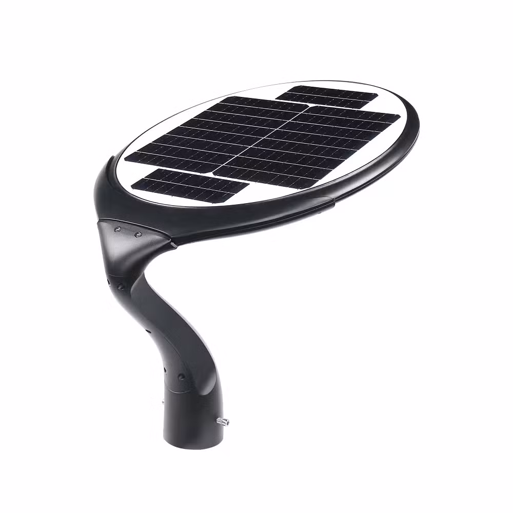 New Style High Power LED Landscape Lighting Outdoor Smart Sensor 3-6m Pole Post Lighting Fixture All in One 25W Solar Garden Light