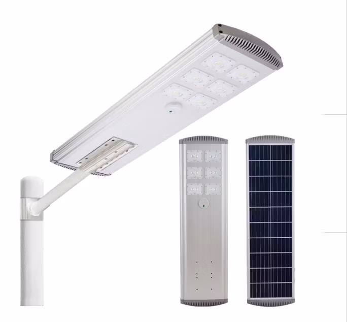 Outdoor Waterproof All in One IP65 LED Road Lamp Roadway Garden Yard Smart with Motion Sensor 400W Integrated LED Solar Light LED Street Light
