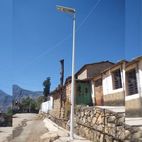 Low Price 5m20W LED Outdoor Waterproof All in One IP65 LED Road Lamp Roadway Garden Yard Smart with Motion Sensor Integrated LED Solar Light LED Street Light