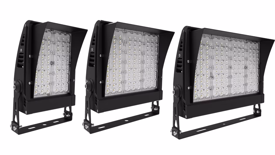 600W Factory Price Intelligent Dimming System 150lm/W IP67 LED High Pole Stadium Flood Light for Outdoor Waterproof for Parking Lot Tennis Court Football Field