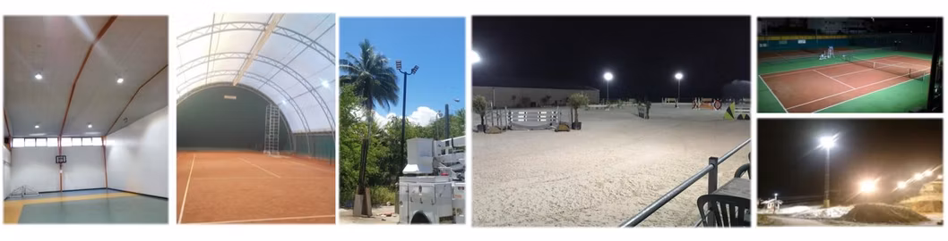 Indoor Outdoor High Mast Football Soccer Stadium Tennis Court Lighting 400W 300W 250W 200W LED Flood Light