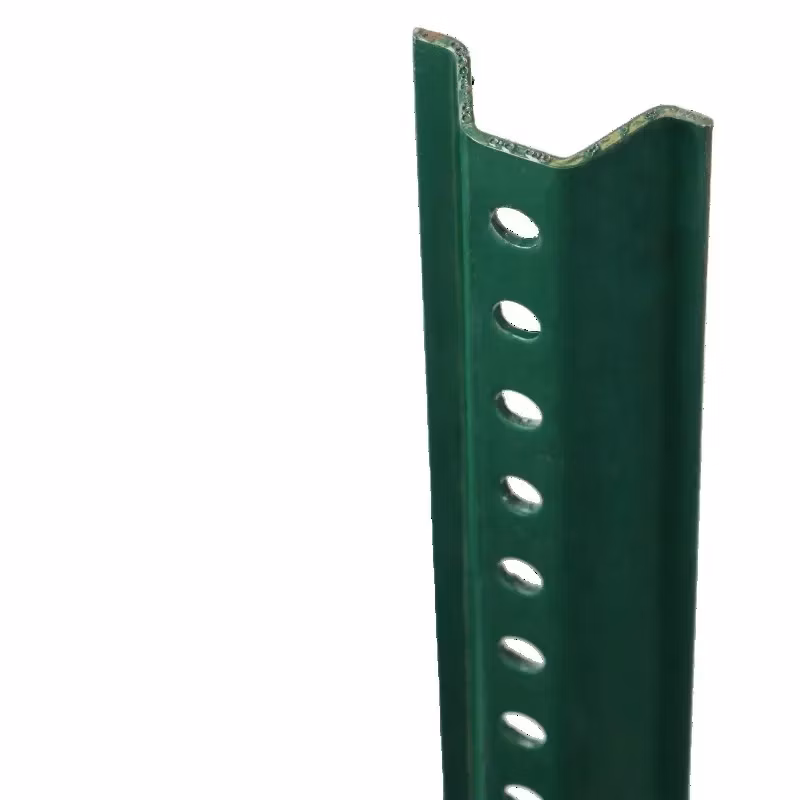 Galvanized Steel U Channel Fence Post U Post with Punched Holes Road Sign Post