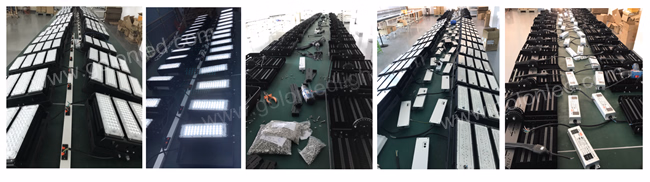 Indoor Outdoor High Mast Football Soccer Stadium Tennis Court Lighting 400W 300W 250W 200W LED Flood Light