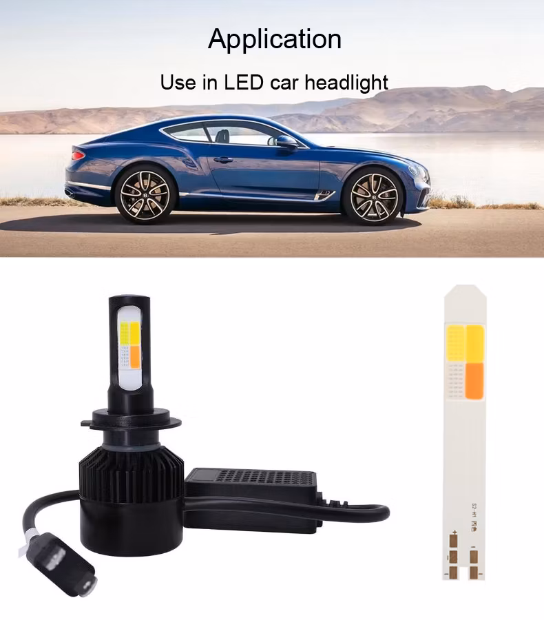 Auto Parts COB S2 LED Auto Headlight H1 15W Light Lamp Chip